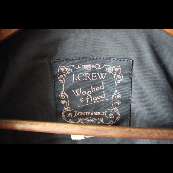 J. Crew XS Washed & Aged Black Utility Jacket - Picture 9 of 9